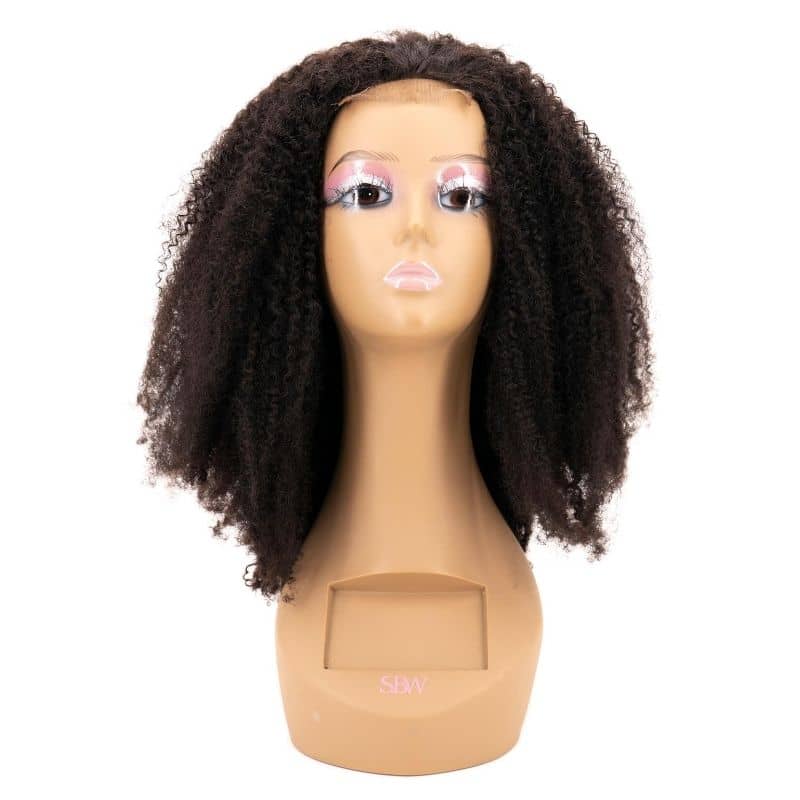 QueenAura™ Afro Kinky Curly Lace Wig – Natural Volume Collection 👑