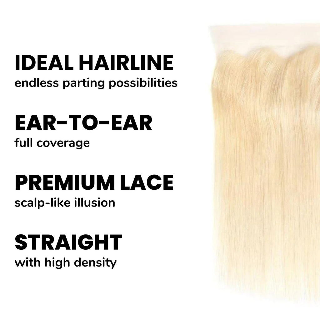 HD Lace Frontal – Straight Blonde