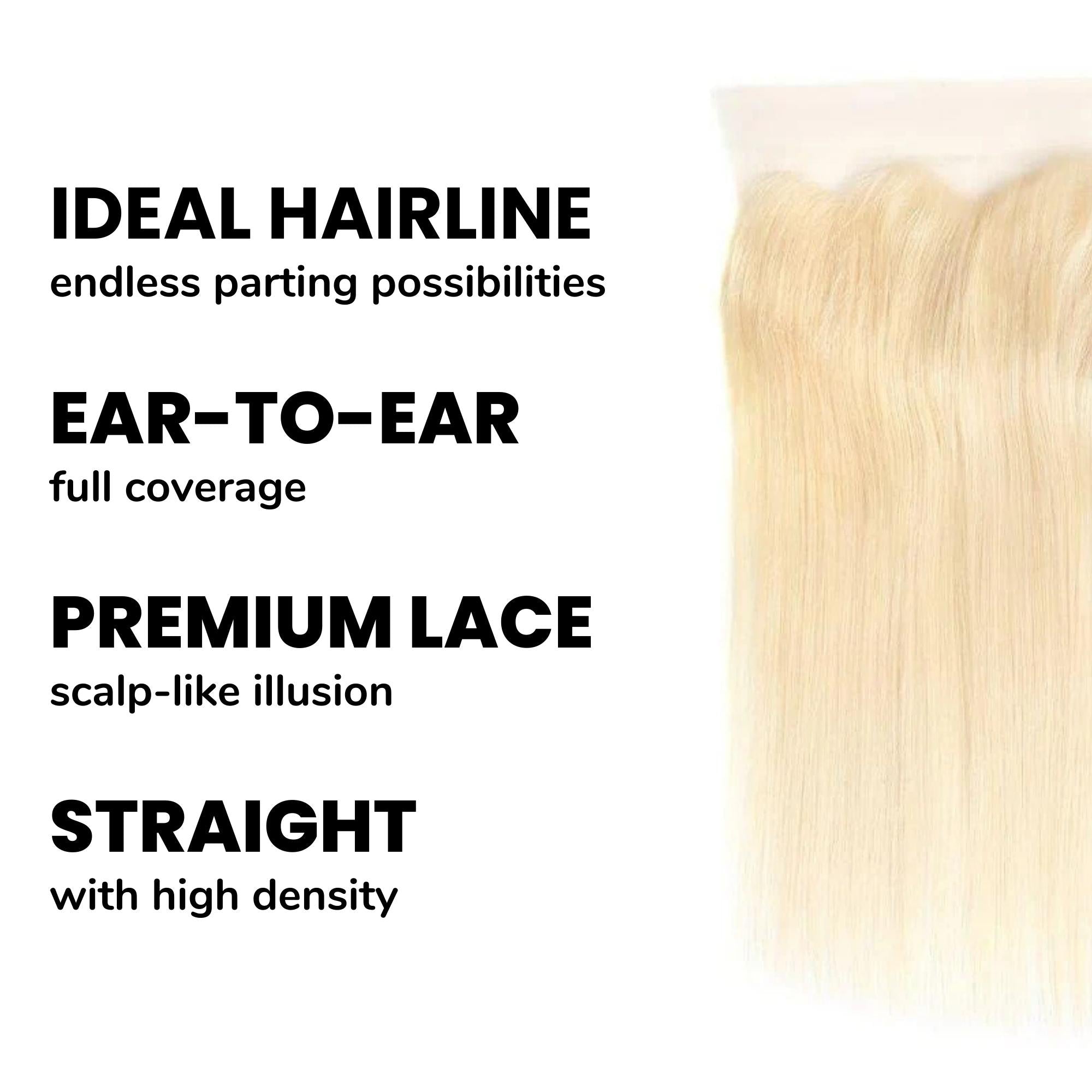 HD Lace Frontal – Straight Blonde
